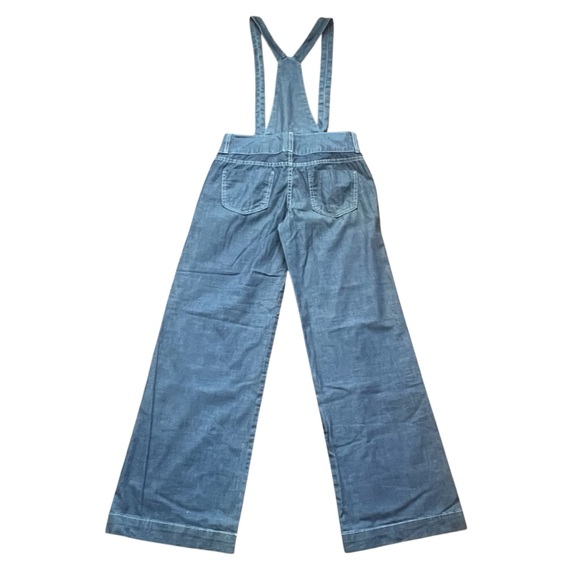 Urban Outfitters Overalls Sz 26 Blue Hipster Boho Classic Casual 2000s Wide Leg - Picture 2 of 9